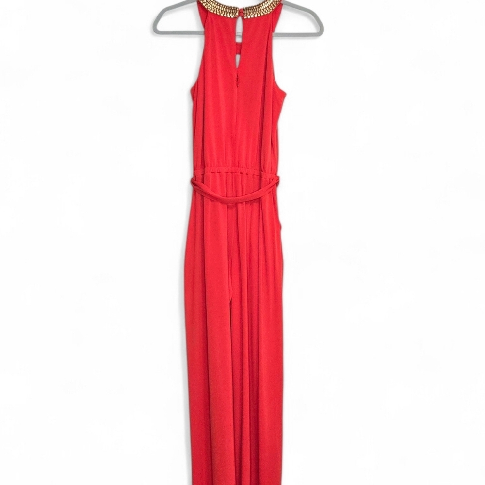 Vince Camuto Orange Jumpsuit. Small. Sleeveless. - Picture 10 of 13